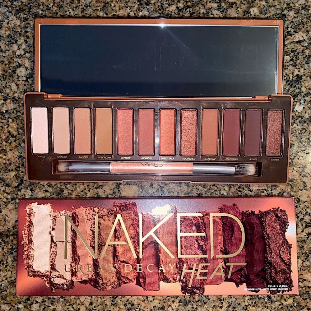 Urban decay naked heat eyeshadows palette NIB